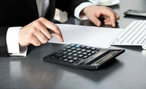 Accountant with Calculator