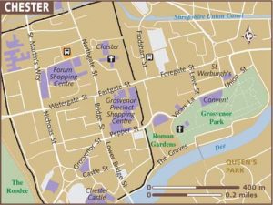 Map of Chester